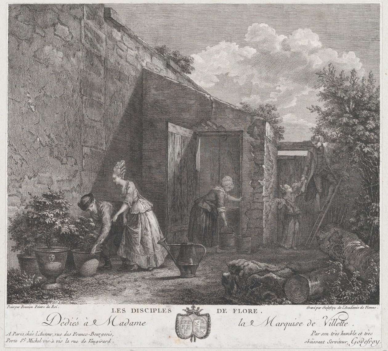 I discepoli di Flora da Francois Godefroy