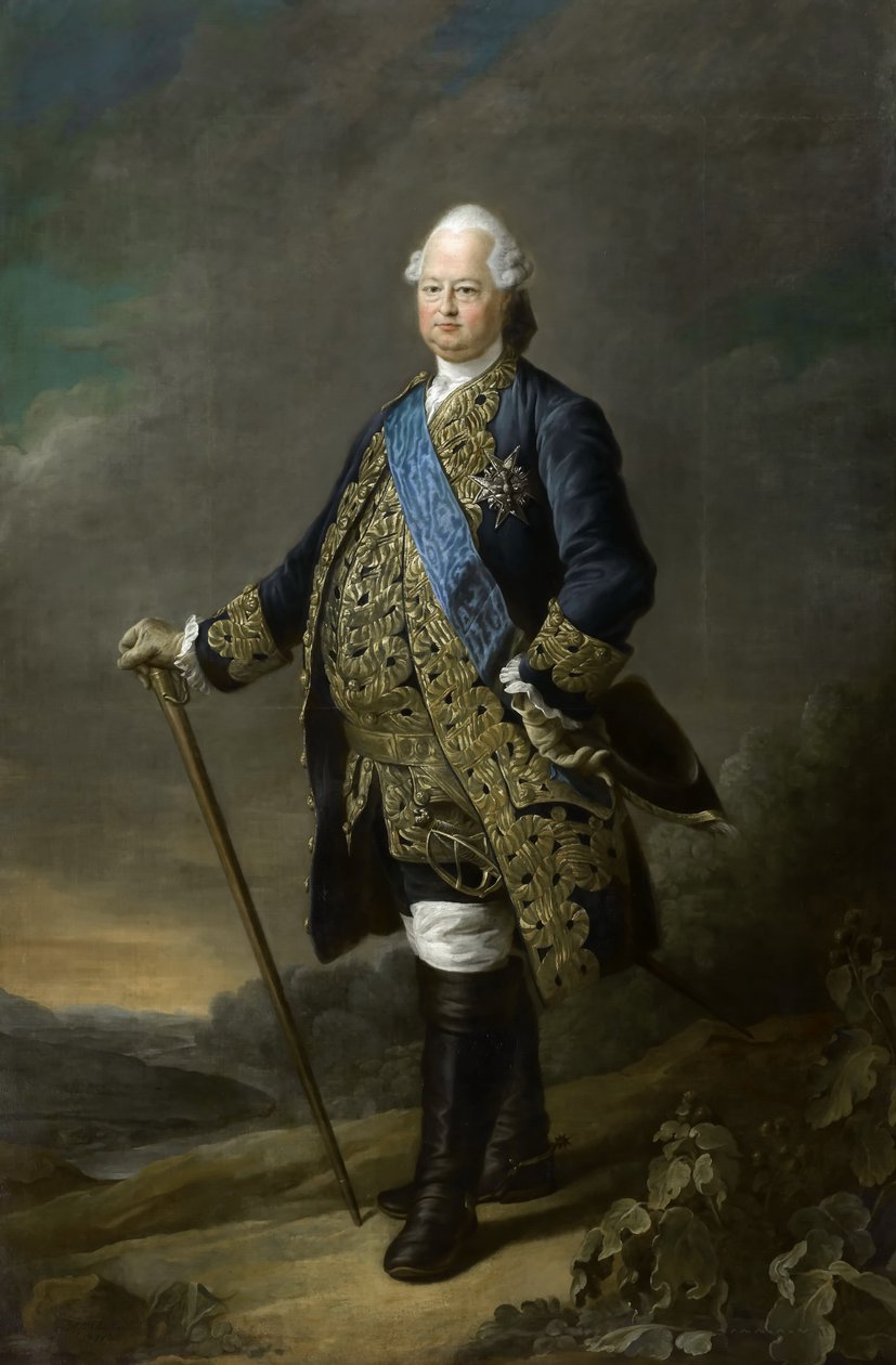 Louis de Bourbon-Condé, conte di Clermont da Francois Hubert Drouais