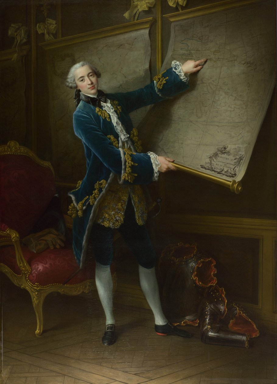 Il Conte di Vaudreuil, 1758 da Francois Hubert Drouais