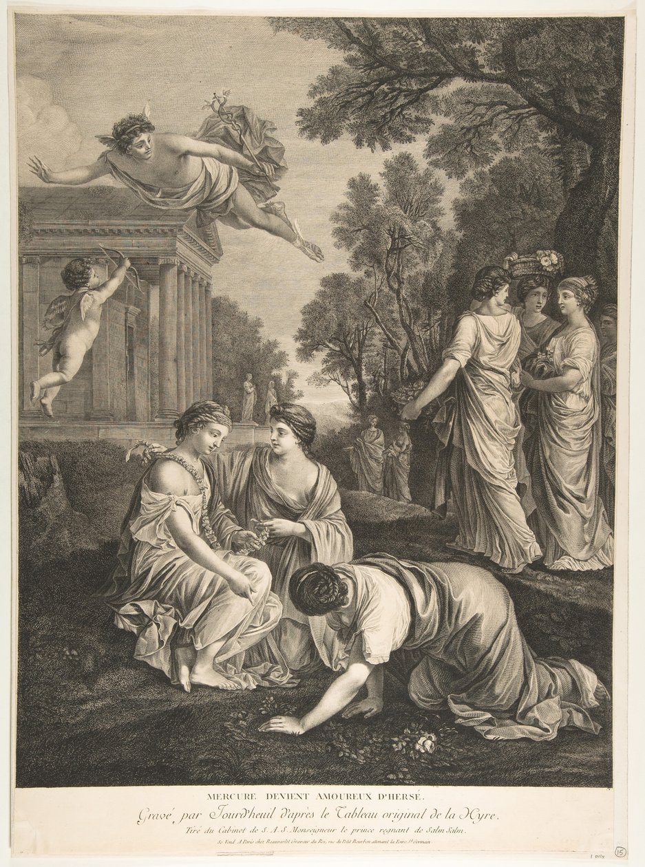 Mercurio e Herse da Francois Jourd