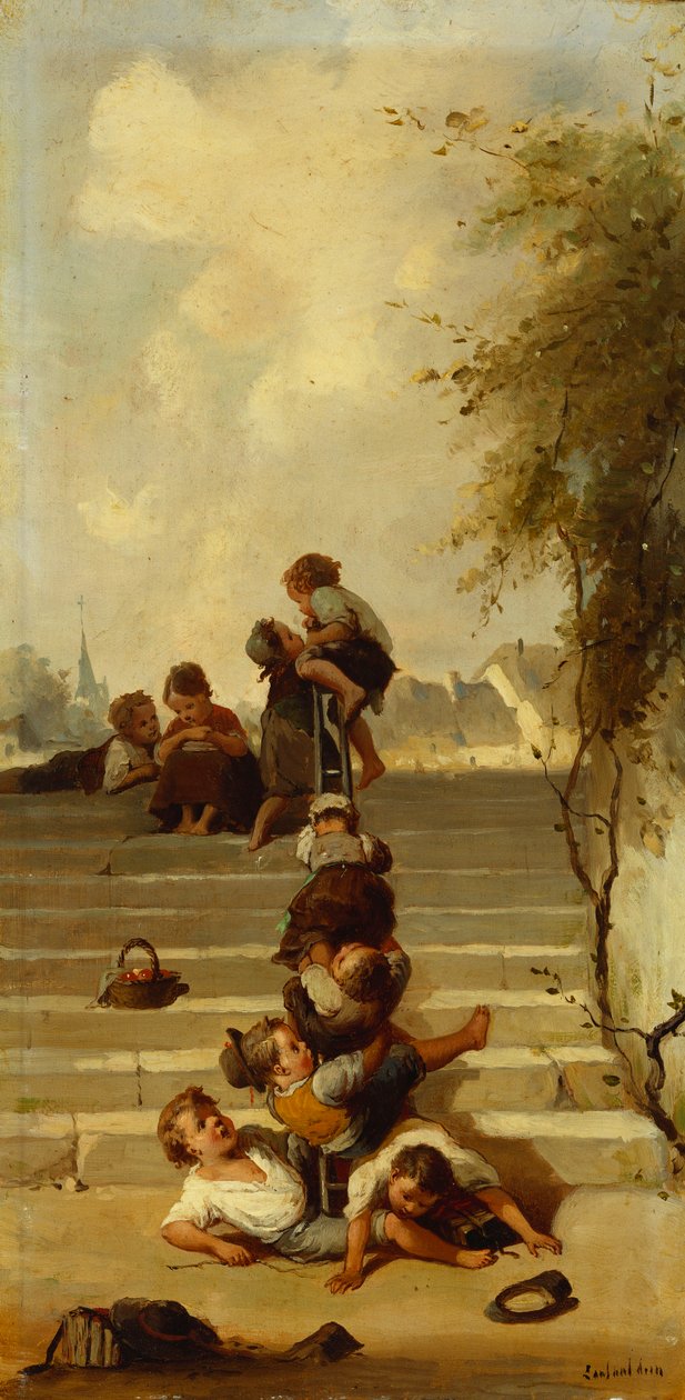 Lo scivolo da Francois Louis Lenfant