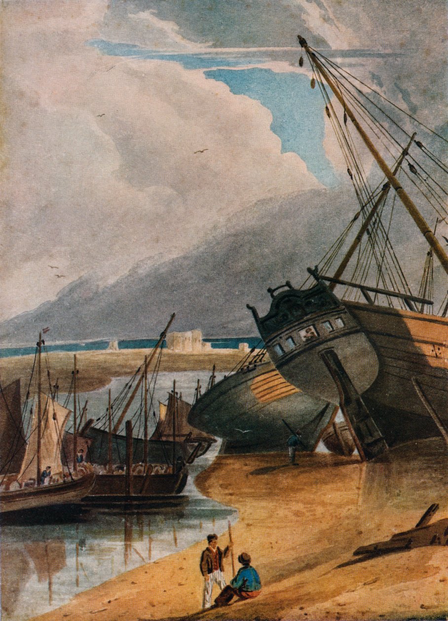 Navigazione a Deal, c1800, 1925 da Francois Louis Thomas Francia