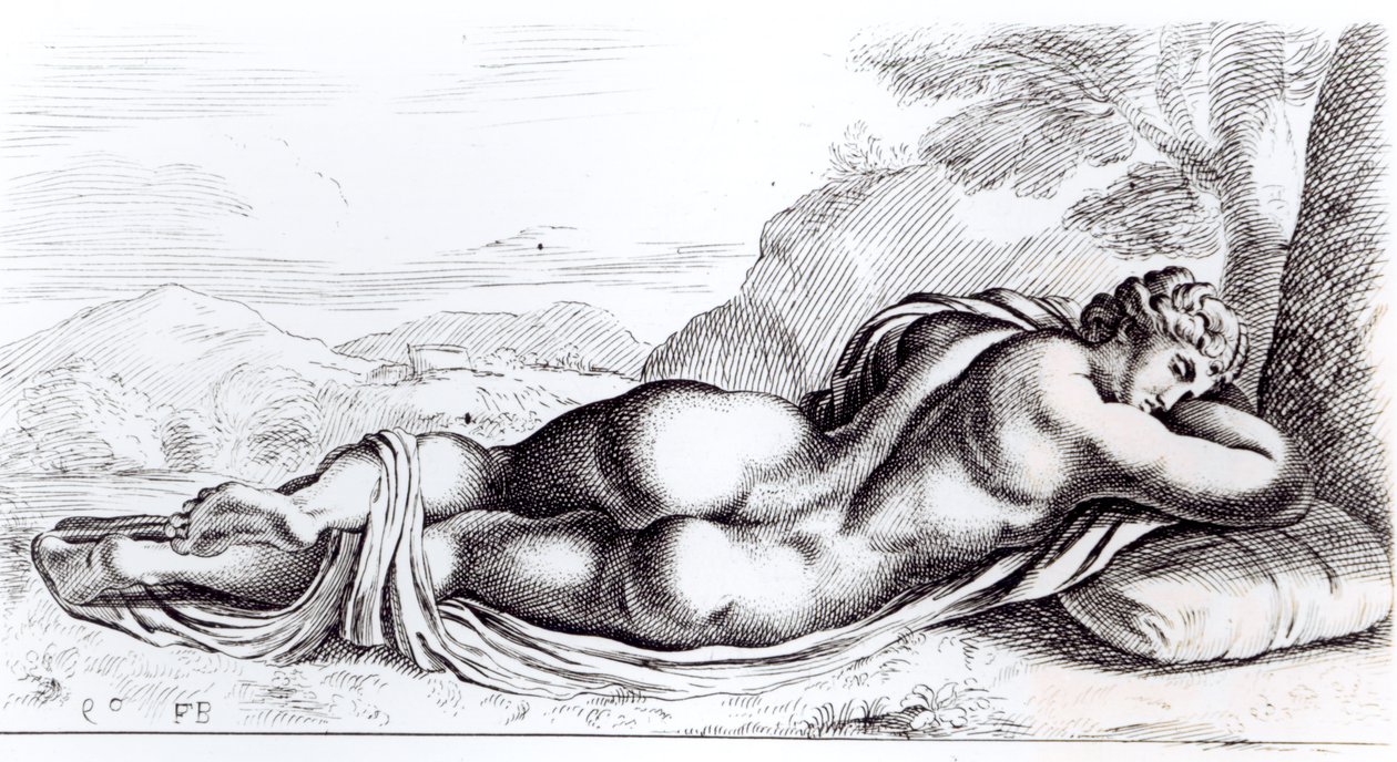 Ermafrodito nei Giardini Borghese, c.1653 da Francois Perrier
