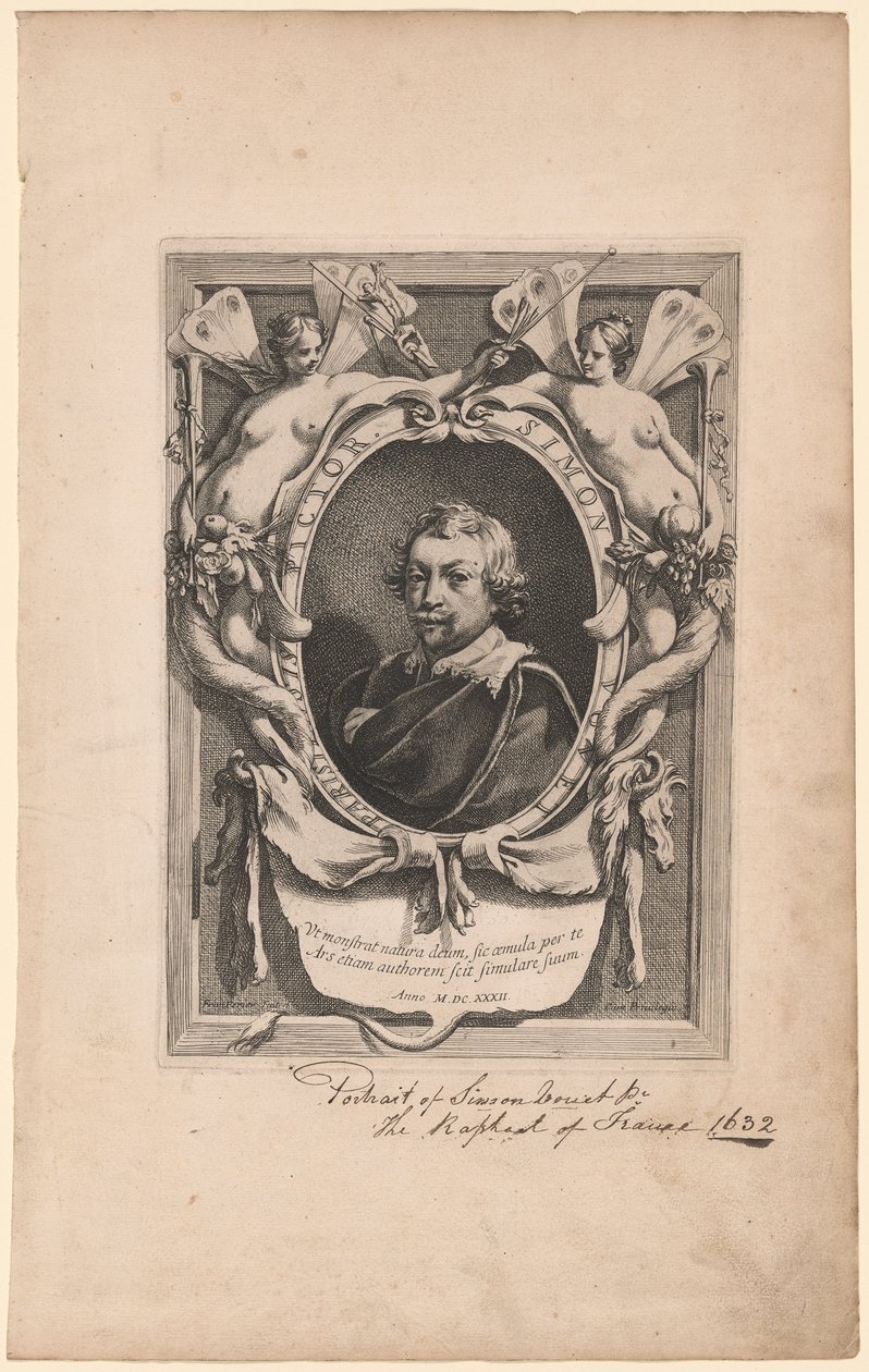 Ritratto di Simon Vouet da Francois Perrier