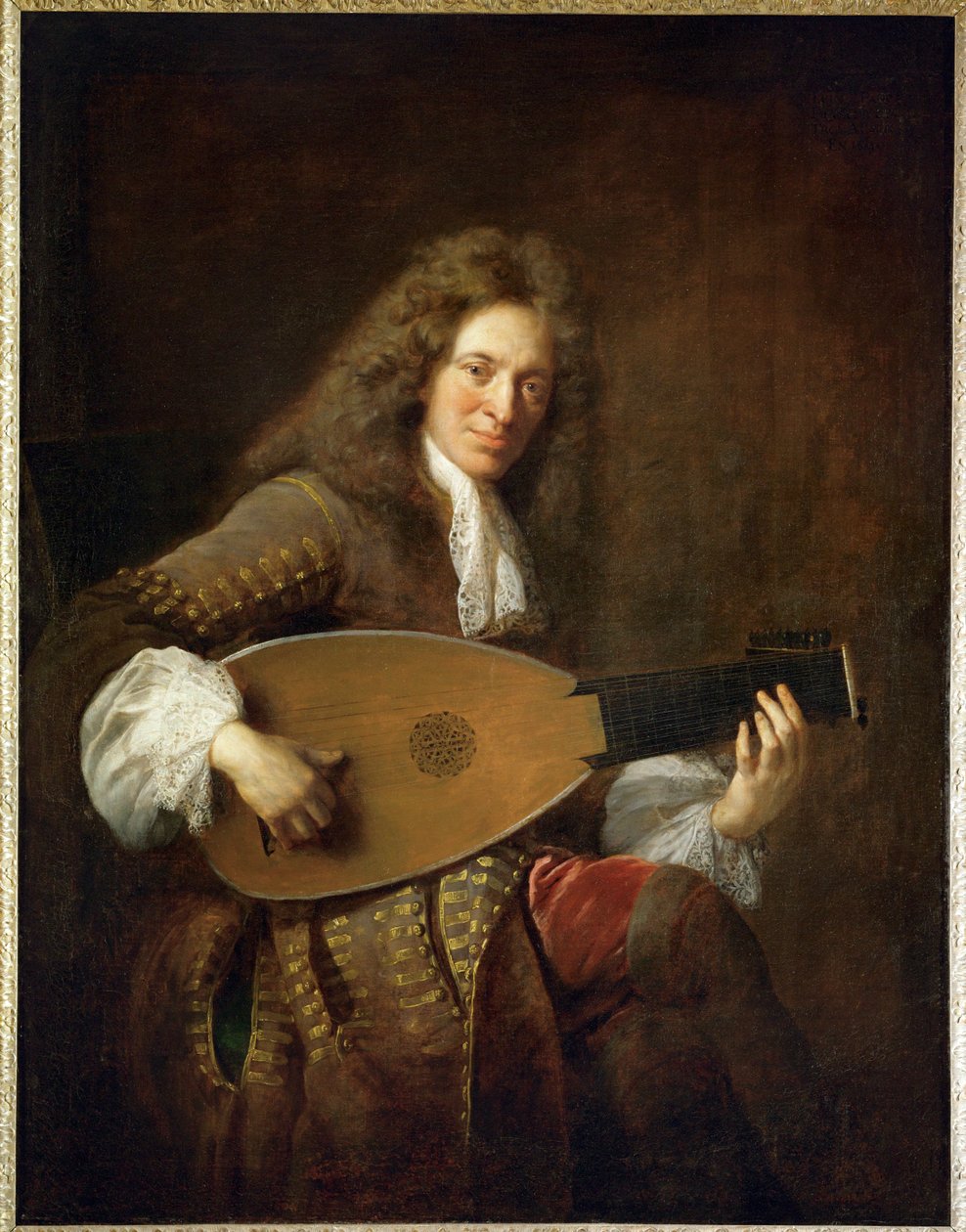 Charles Mouton, suonatore di liuto ... da Francois de Troy