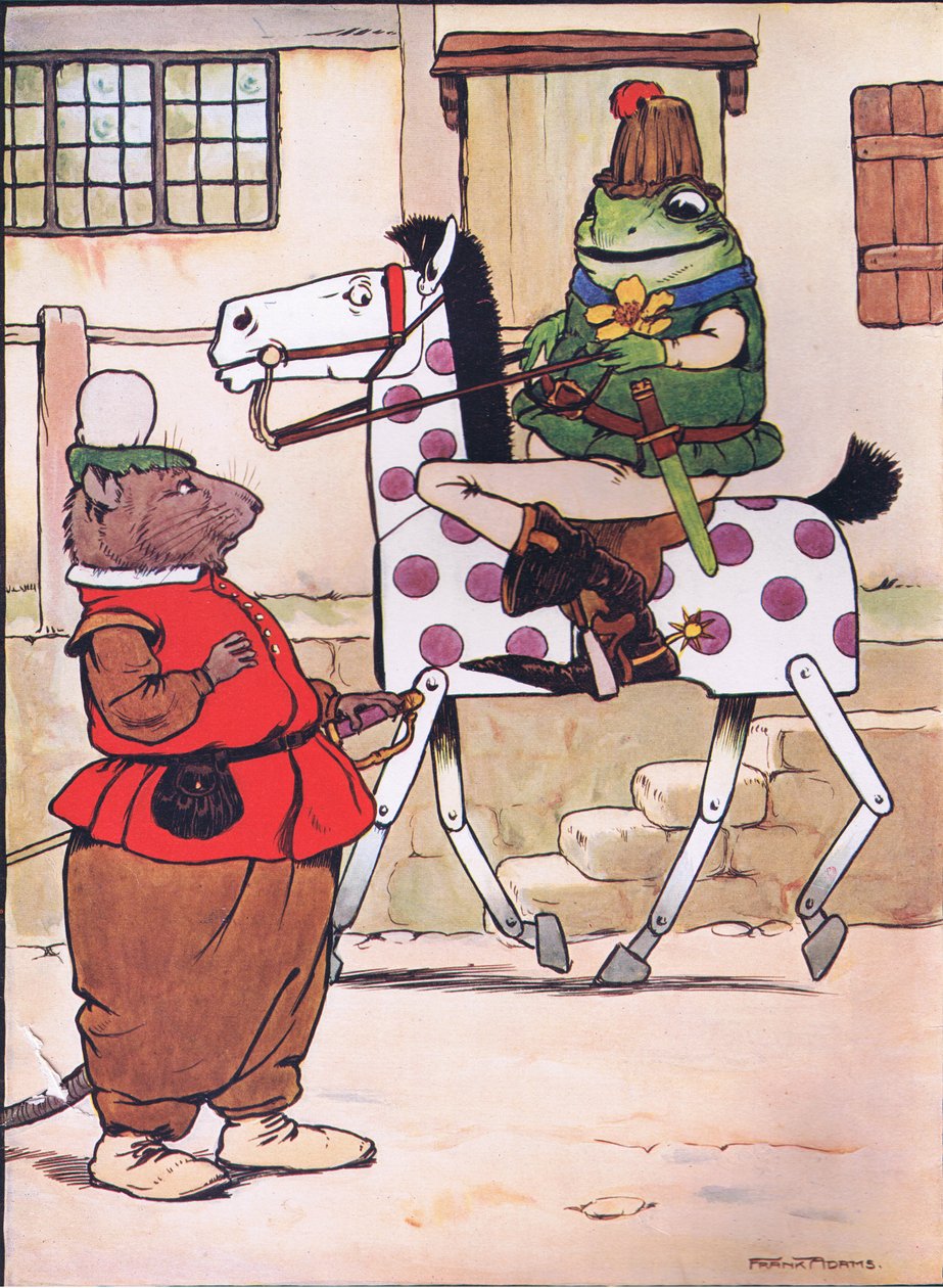 Così partì con il suo cappello da opera, illustrazione da 