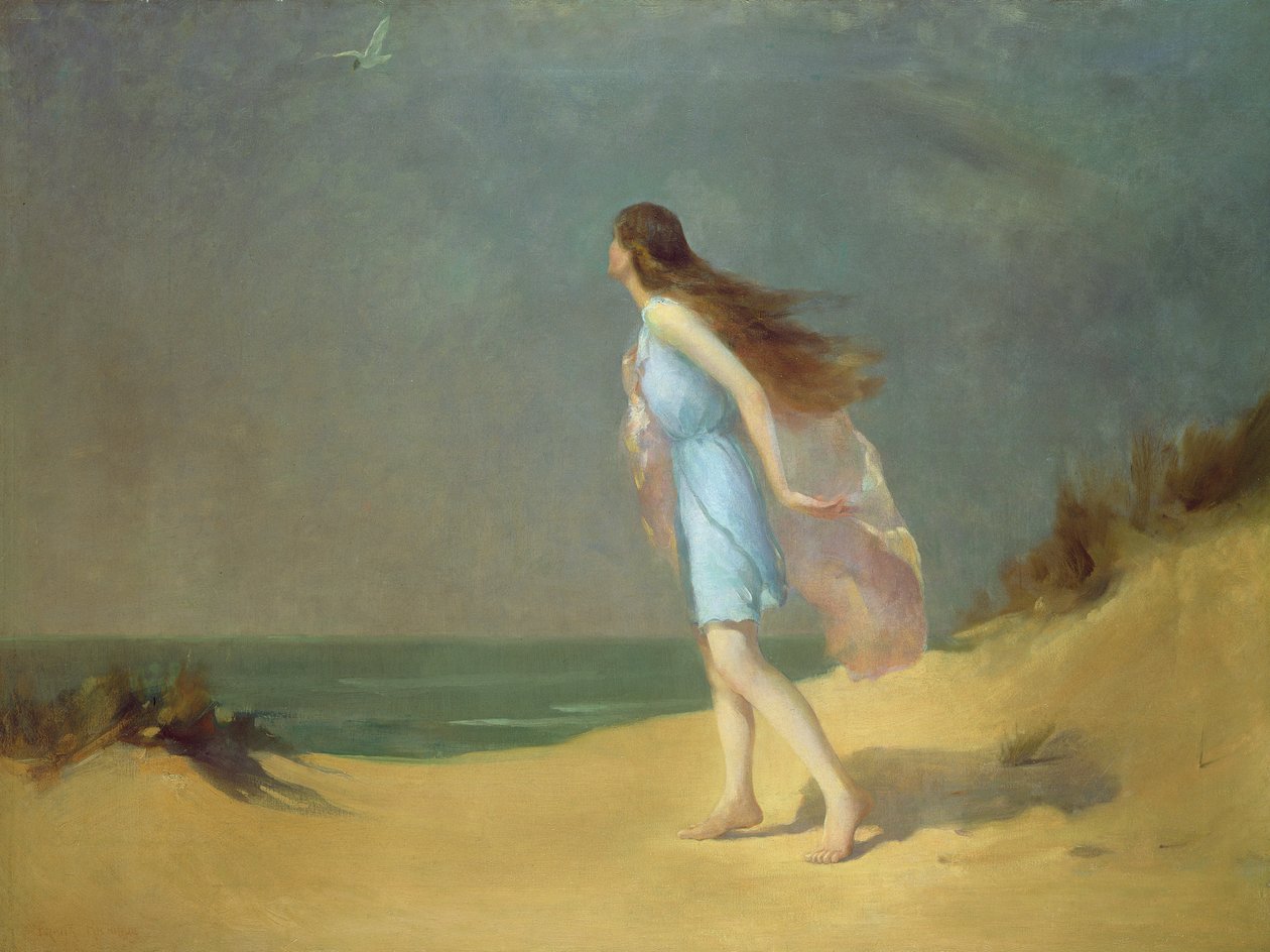 Ragazza sulla spiaggia da Frank Richards