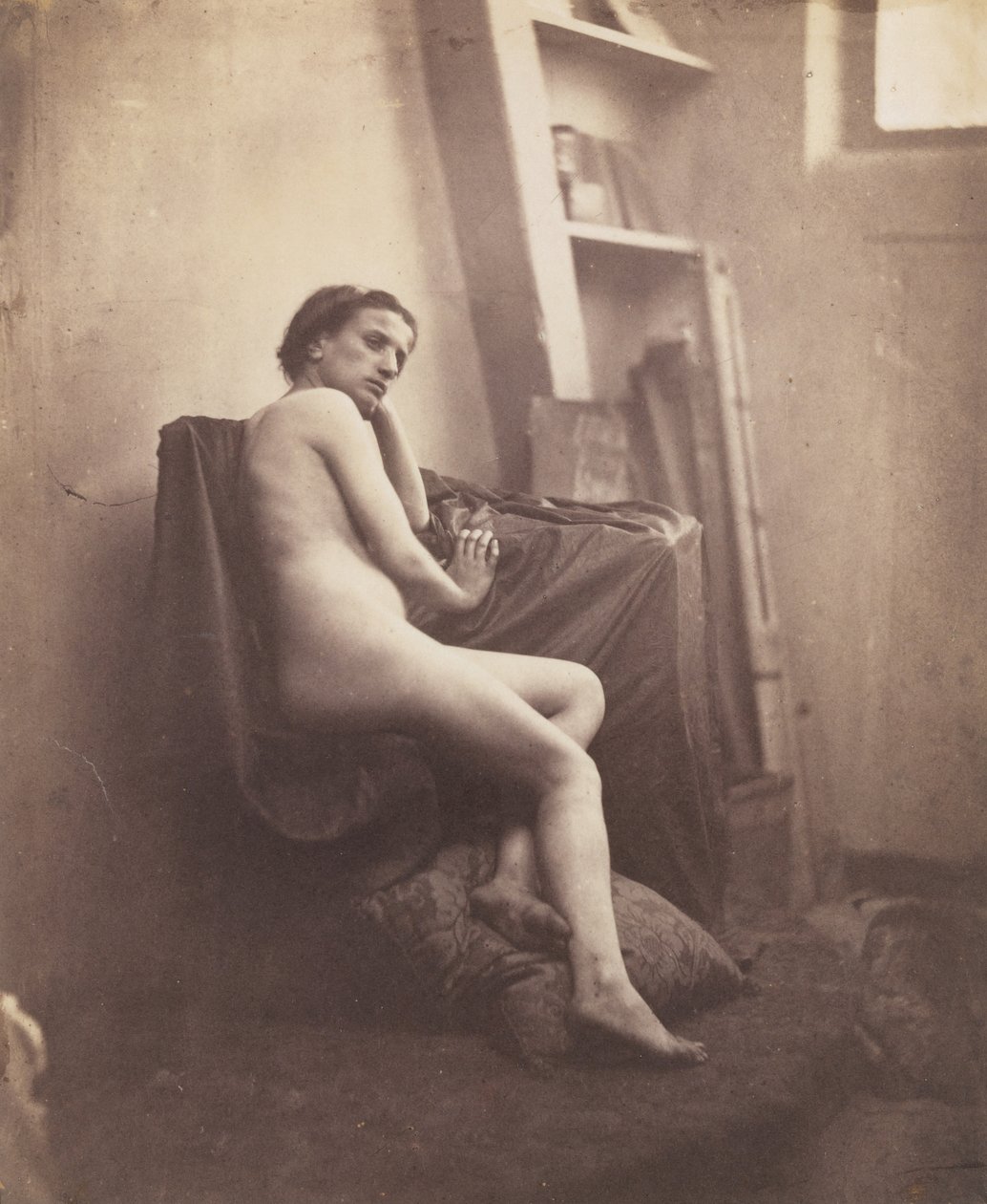 [Nudo femminile in studio], 1856-59 da Frank Chauvassaigne