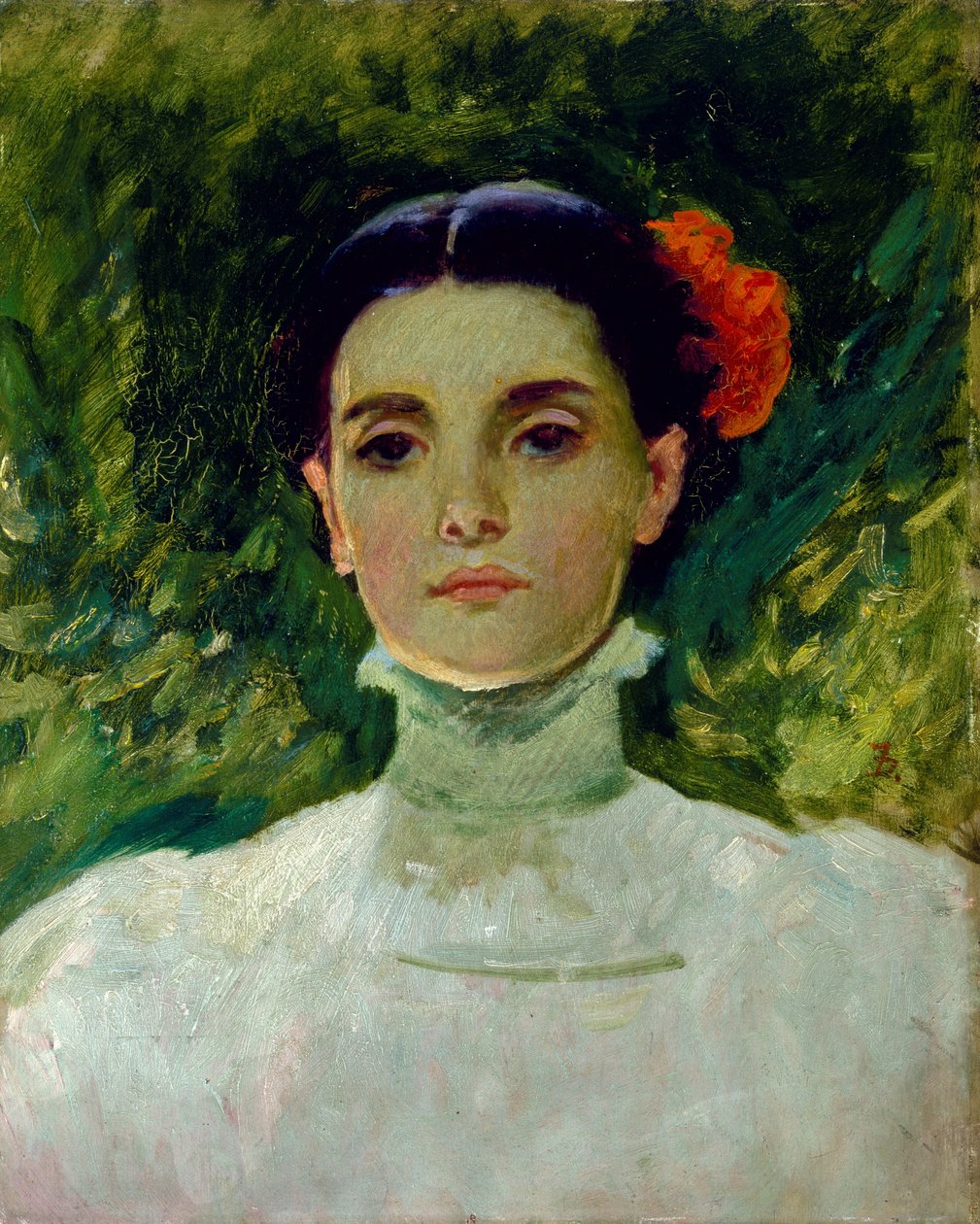Ritratto di Maggie Wilson da Frank Duveneck