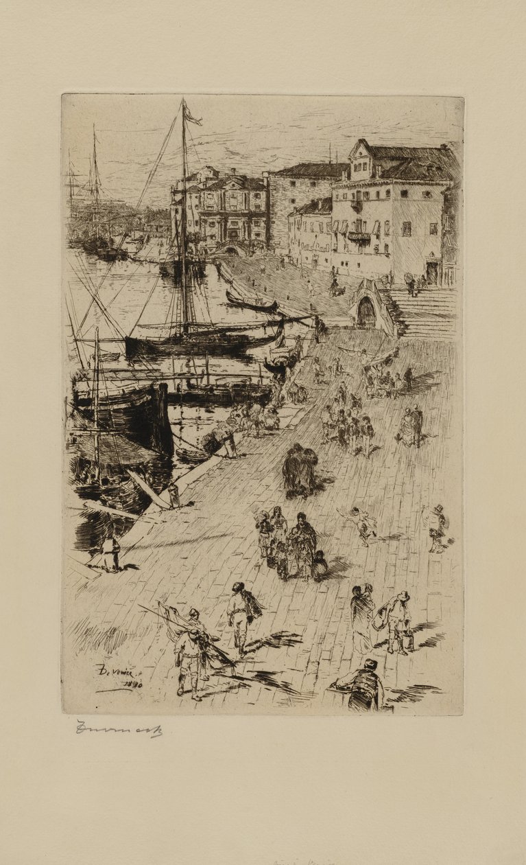 Riva degli Schiavoni, No. 2 da Frank Duveneck