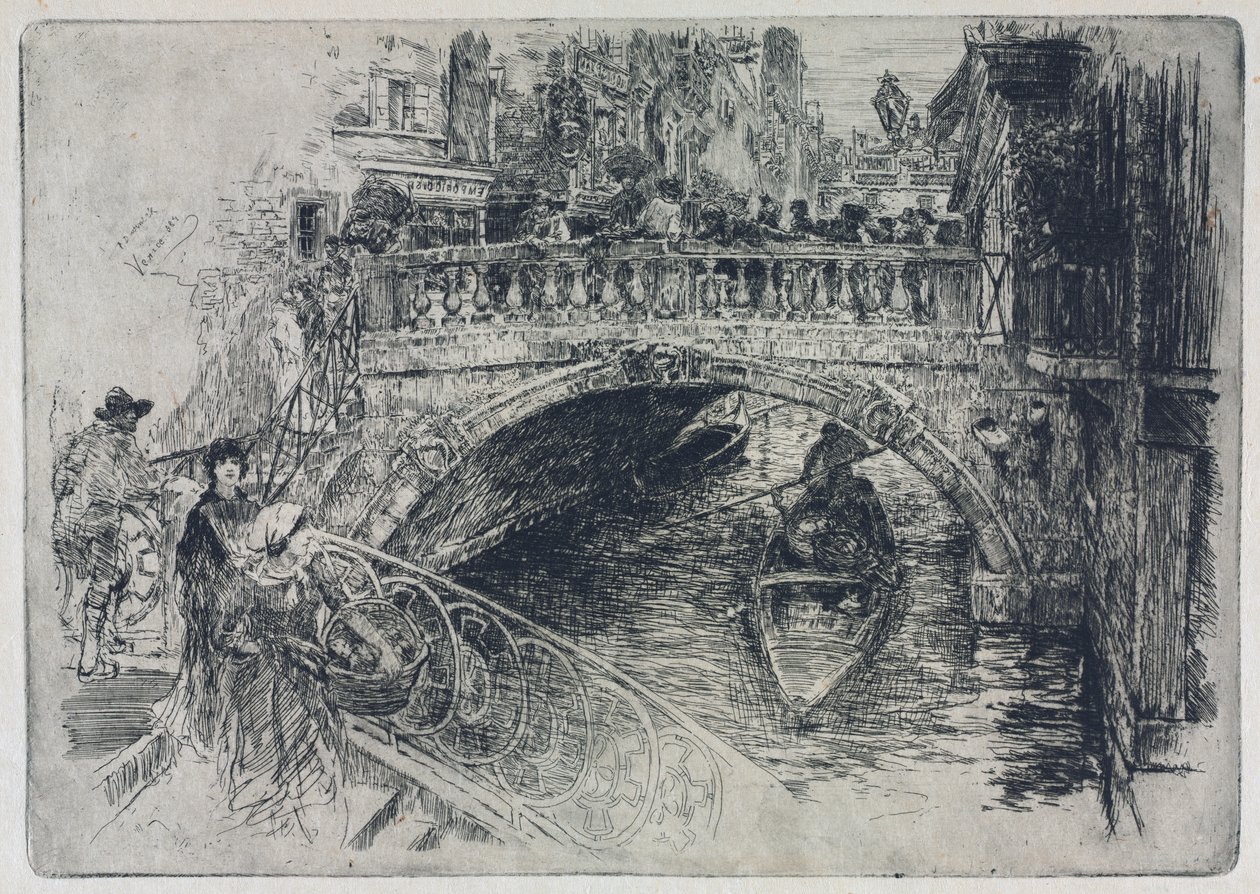 Ponte Veneziano, 1884 da Frank Duveneck