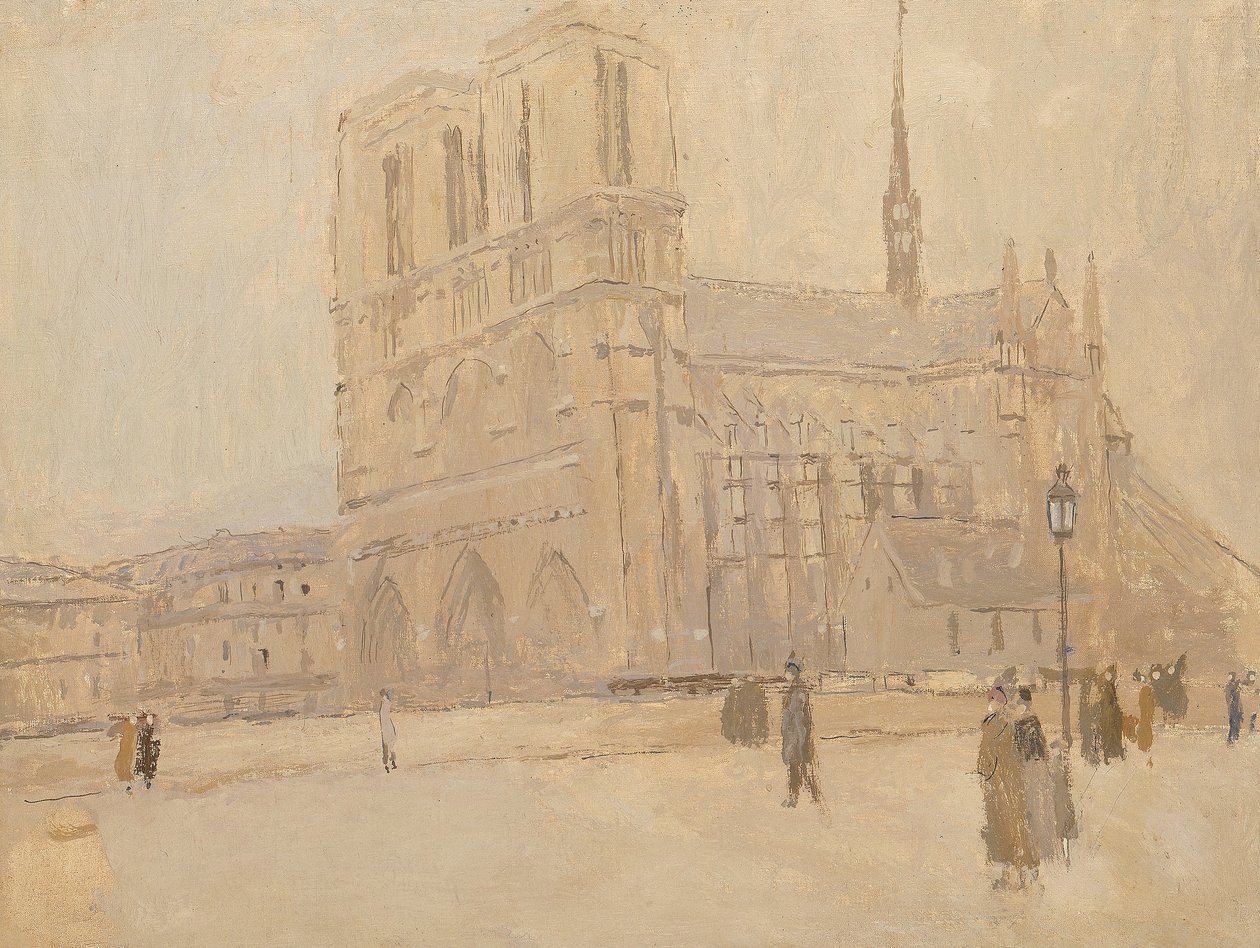 Notre Dame in inverno da Frank Edwin Scott