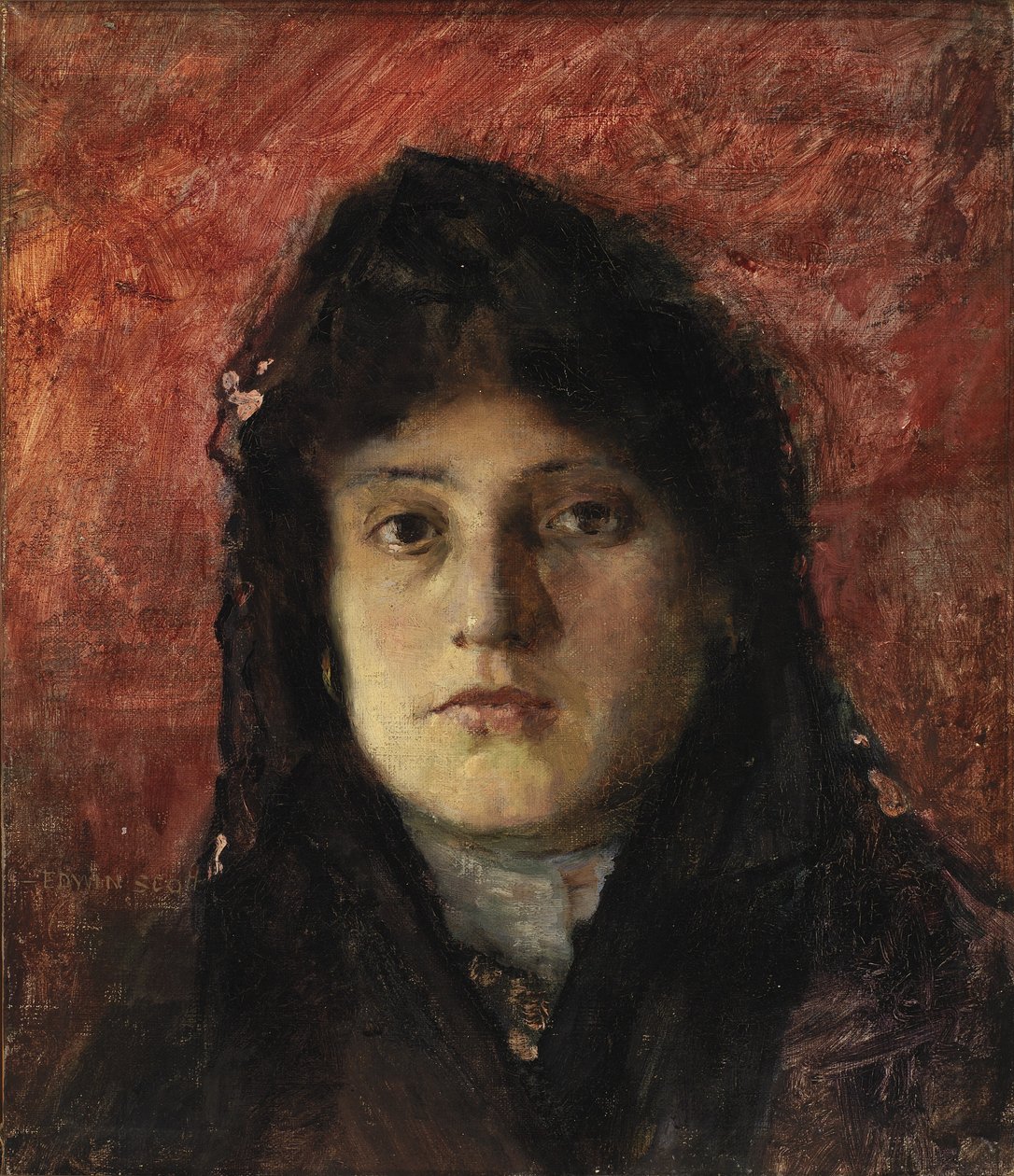 Testa di donna da Frank Edwin Scott