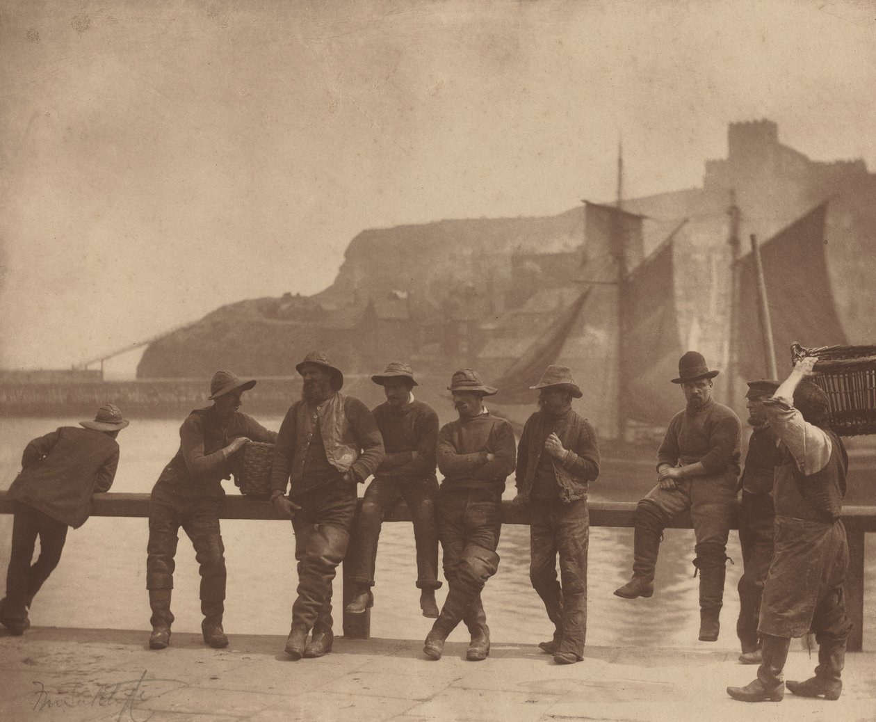 Pescatori di Whitby da Frank Meadow. Sutcliffe