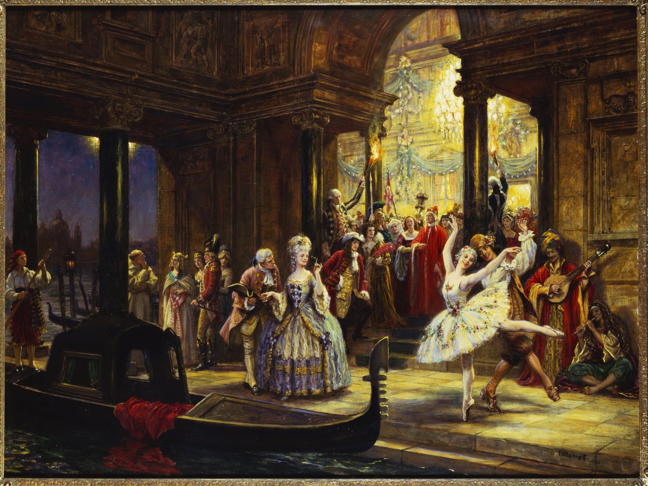 Il Ballo in Maschera, Venezia da Frank Moss Bennett