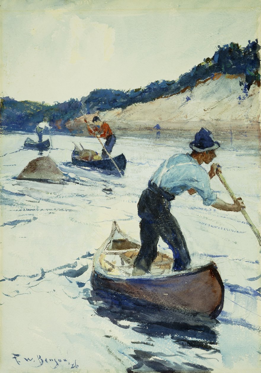 Canoa da Frank Weston Benson