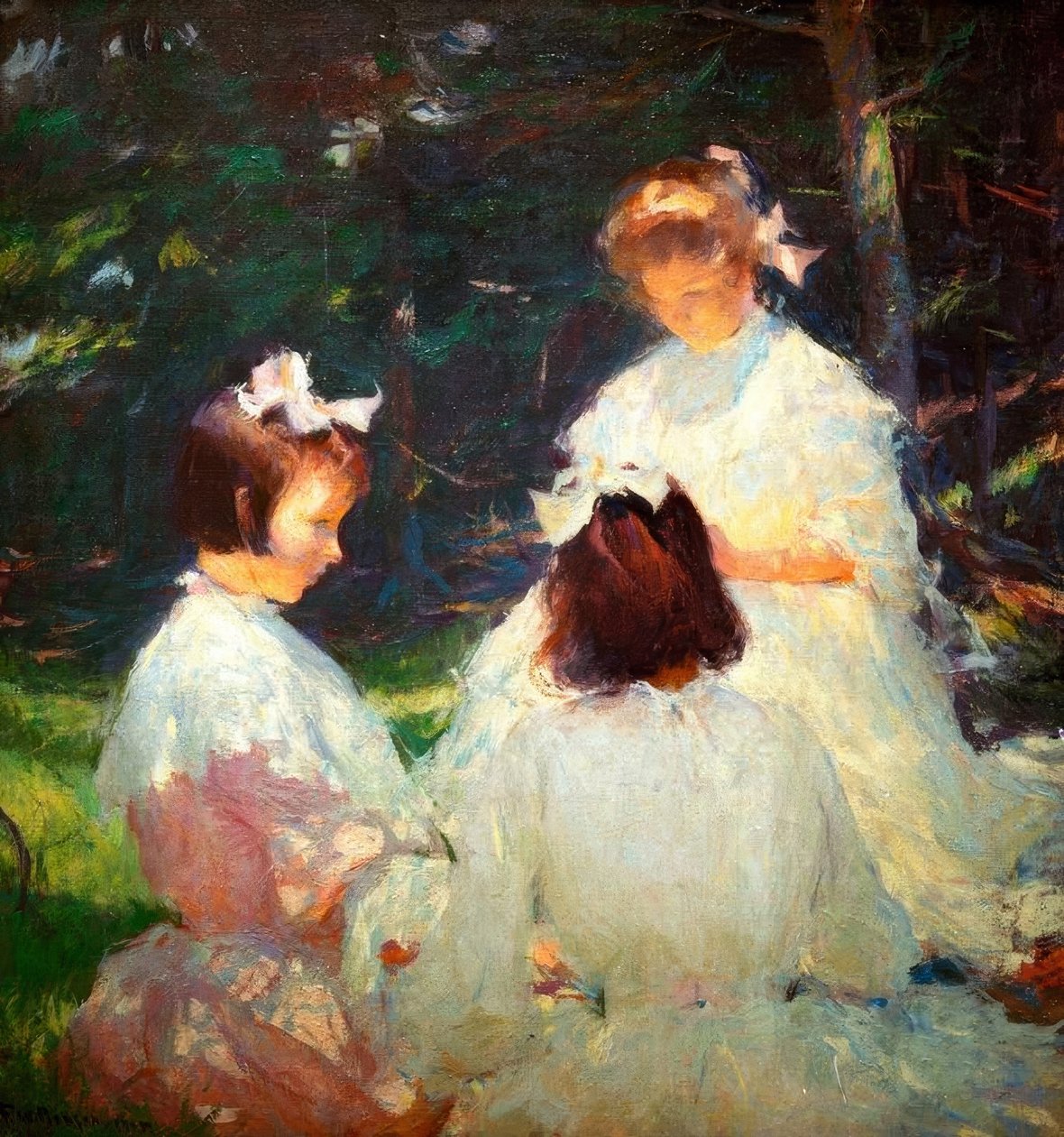 Bambini nel bosco da Frank Weston Benson