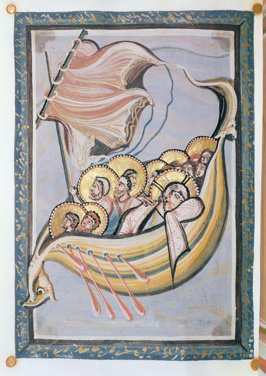 La tempesta in mare, dal Vangelo dell