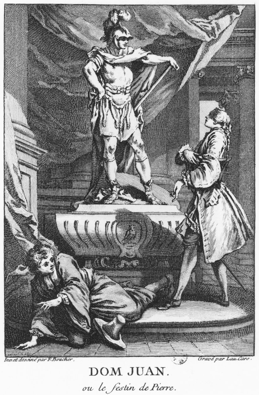 Don Giovanni e il Commendatore, illustrazione da 
