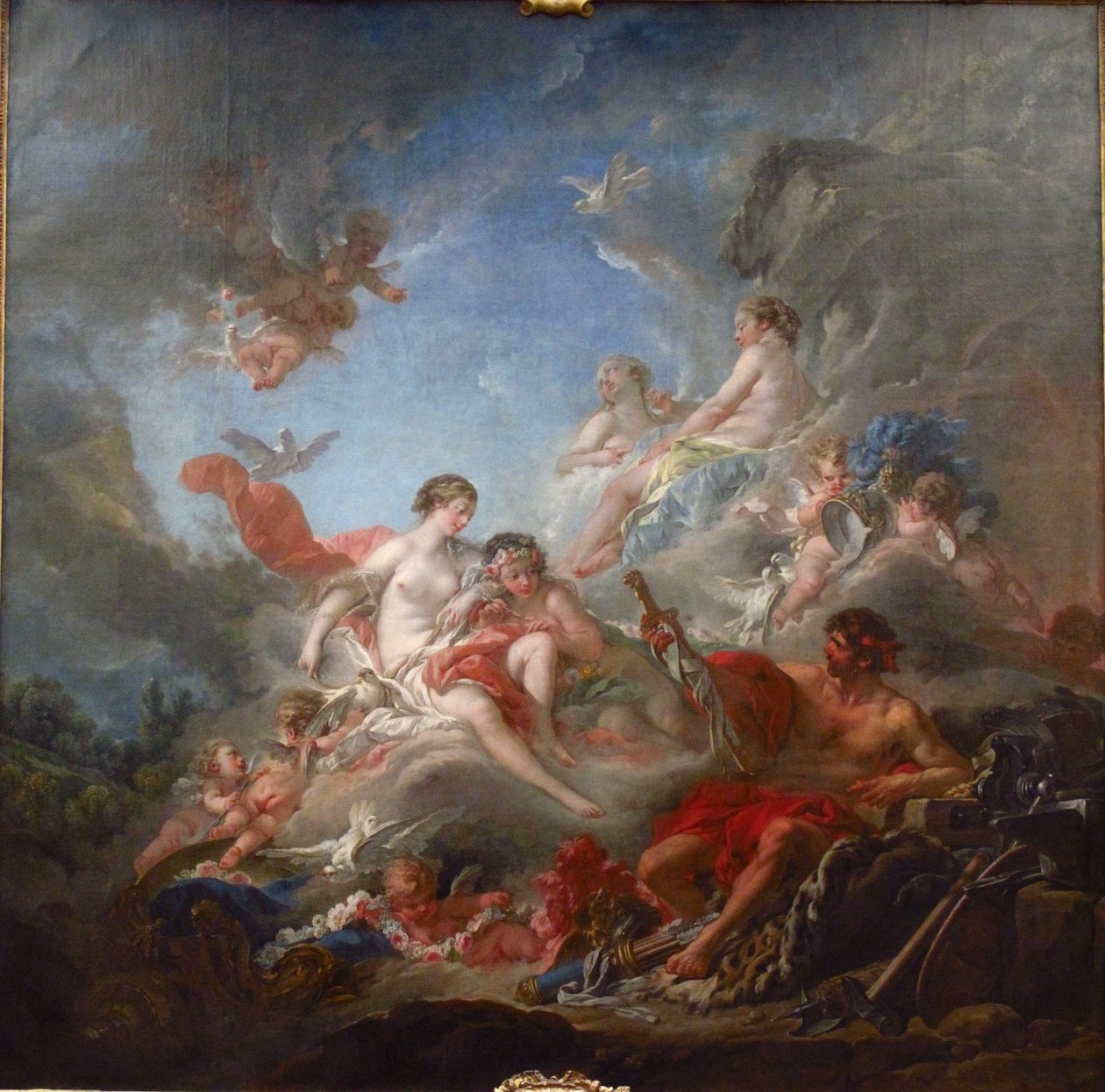 Le fucine di Vulcano da François Boucher
