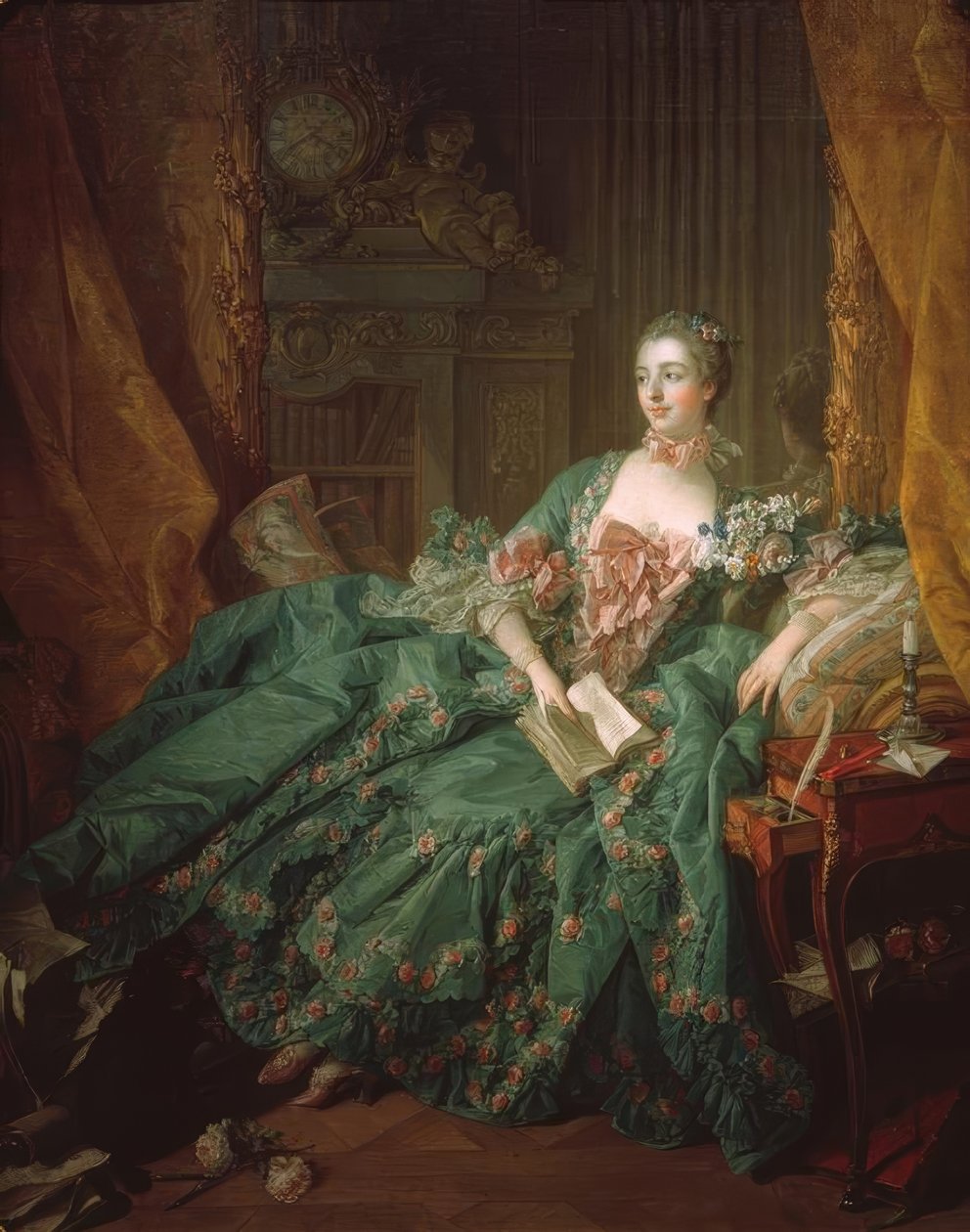 Pompadour, Jeanne Antoinette Poisson da François Boucher