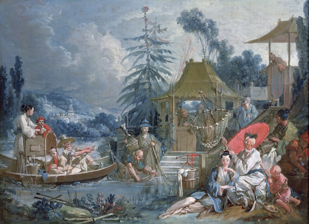 I pescatori cinesi, c.1742 da François Boucher