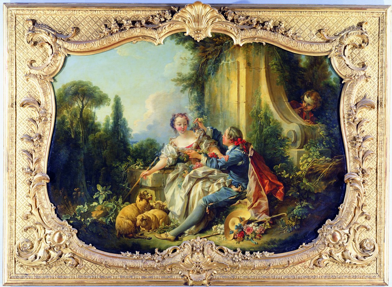 Il pastore galante da François Boucher