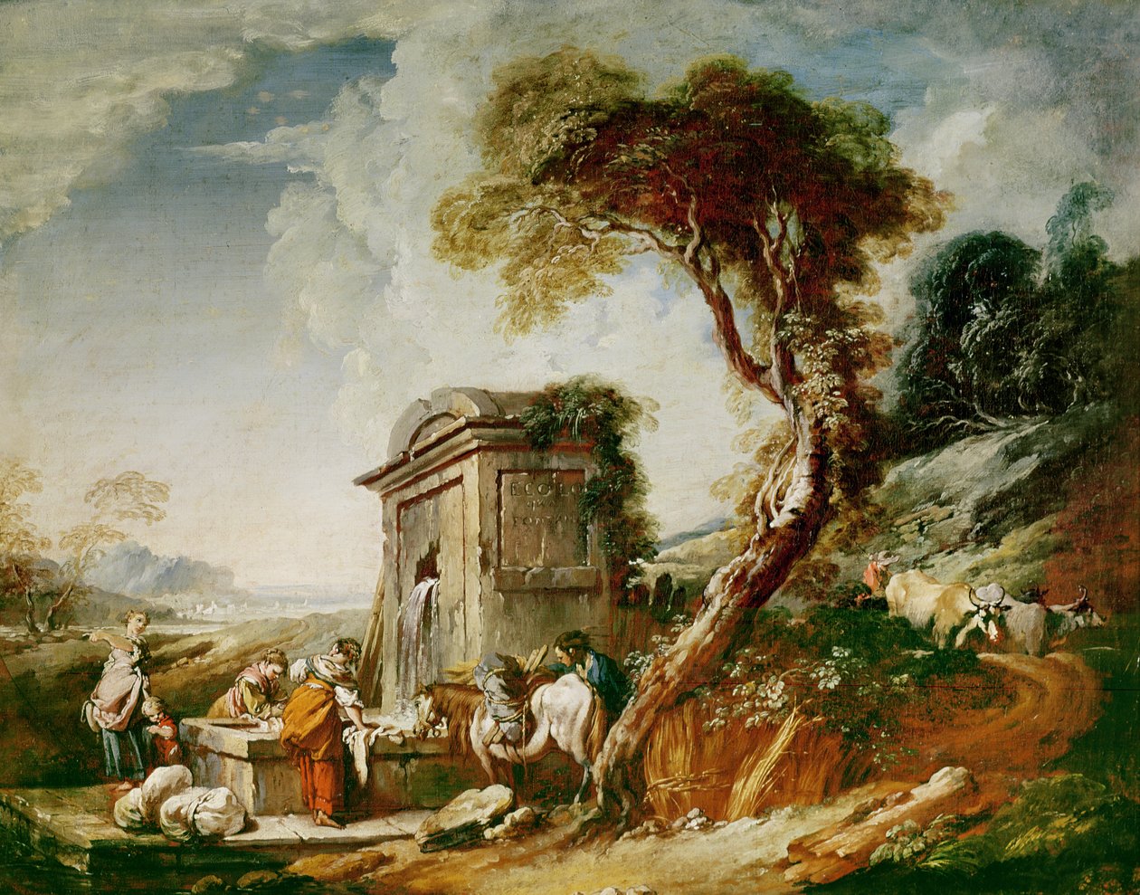 Le Lavandaie da François Boucher