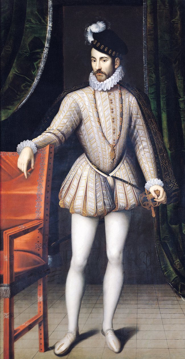 Carlo IX (1550-74) Re di Francia da François Clouet