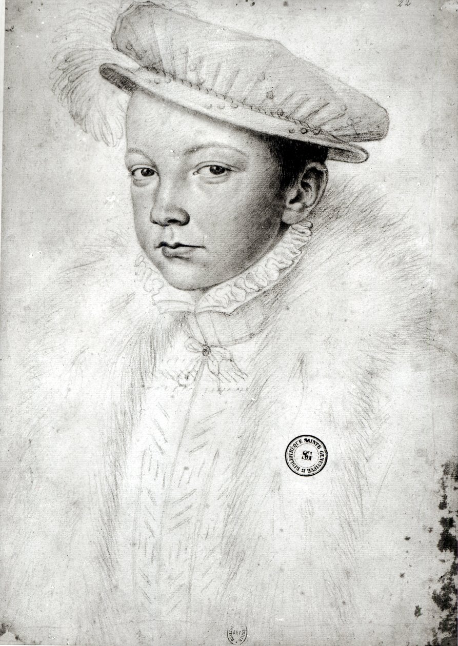 Francois II (1544-60) 1560 da François Clouet