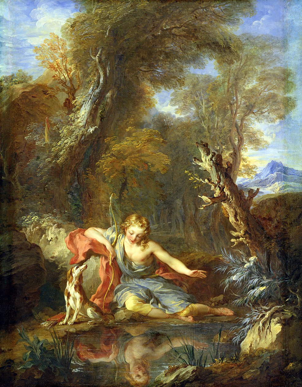 Narciso, 1728 da François Lemoyne