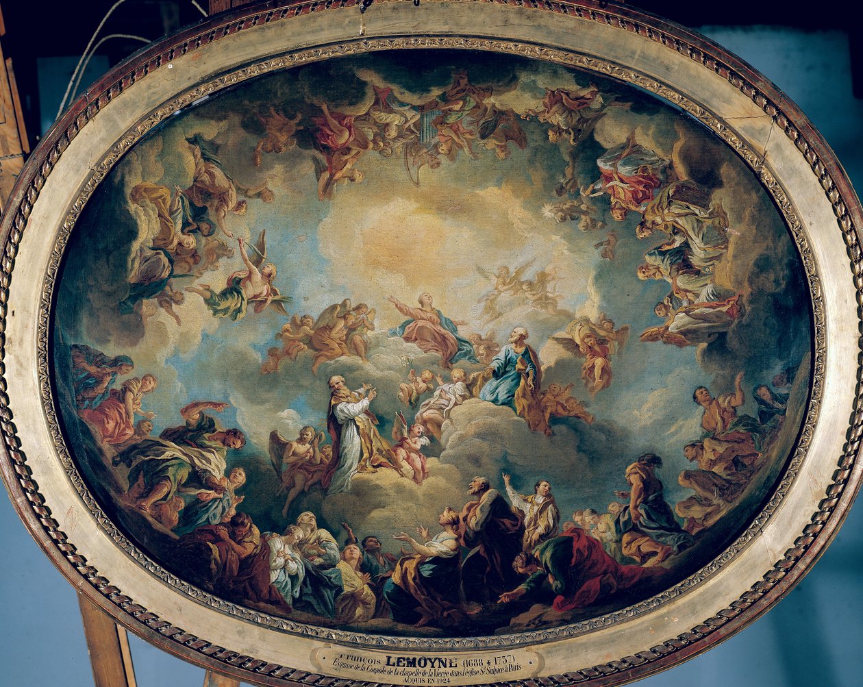 La glorificazione della Vergine, 1731 da François Lemoyne