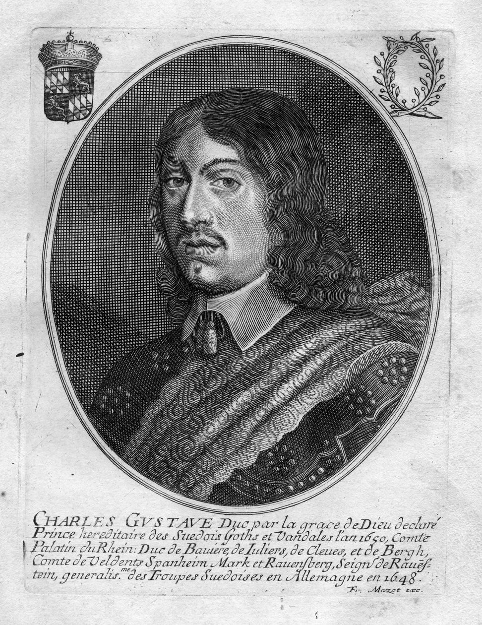 Ritratto inciso da François Mazot