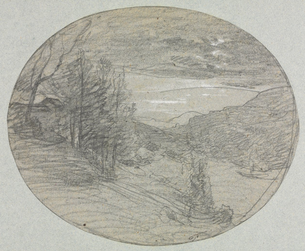 Paesaggio da François Auguste Ravier