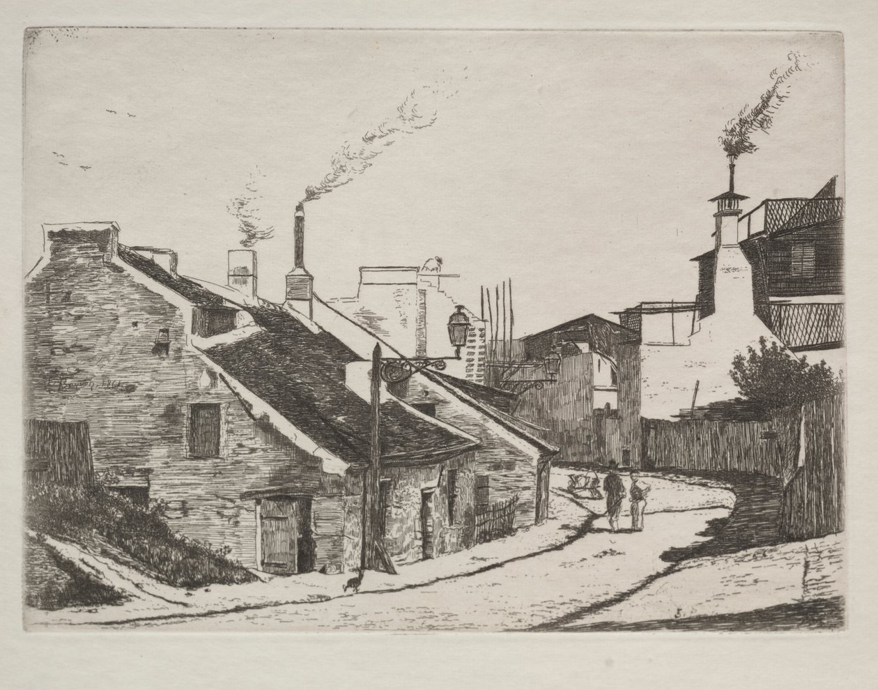 Strada di campagna ad Alouette da François Bonvin