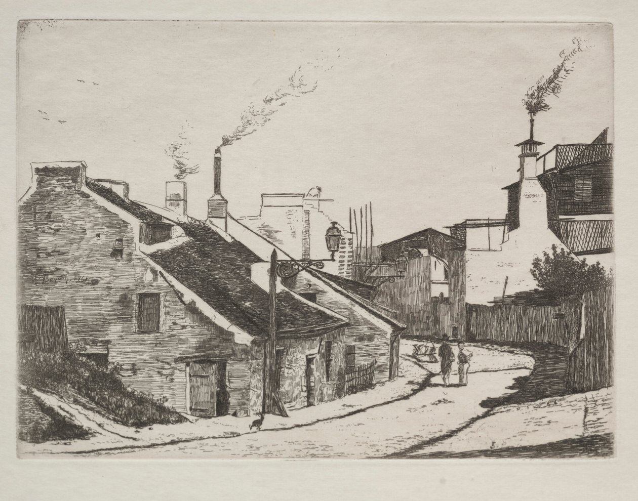 Strada di campagna ad Alouette da François Bonvin