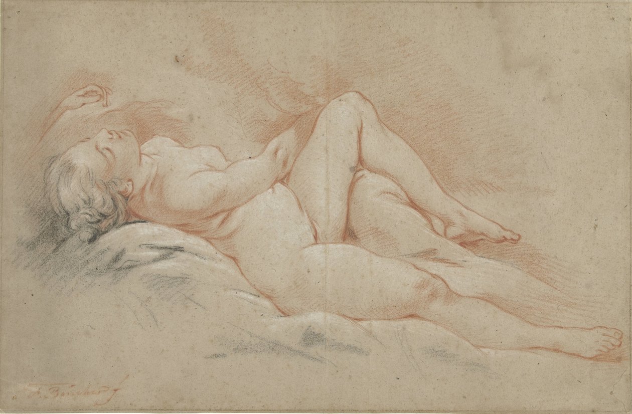 Nudo femminile sdraiato da François Boucher
