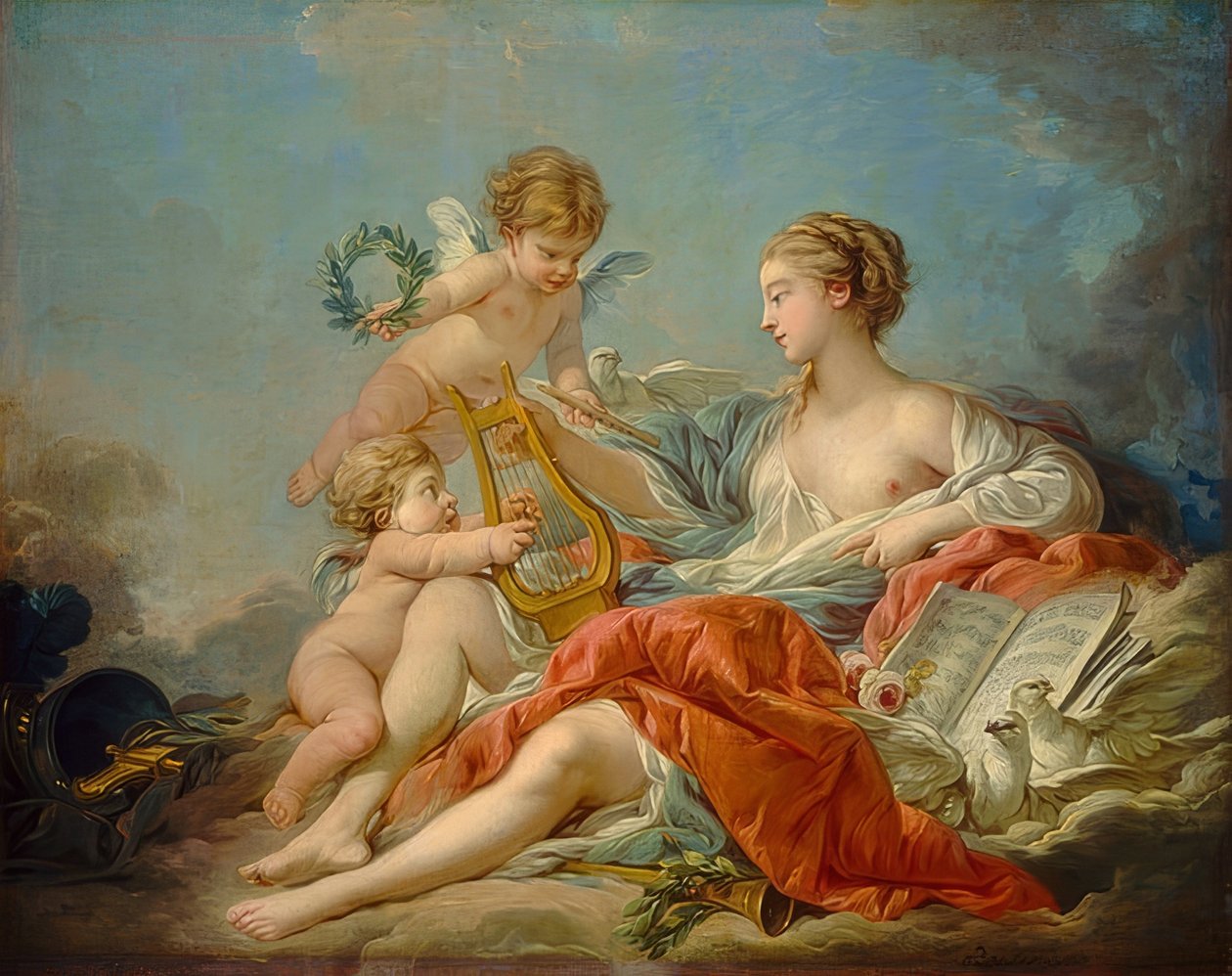 Allegoria della musica da François Boucher