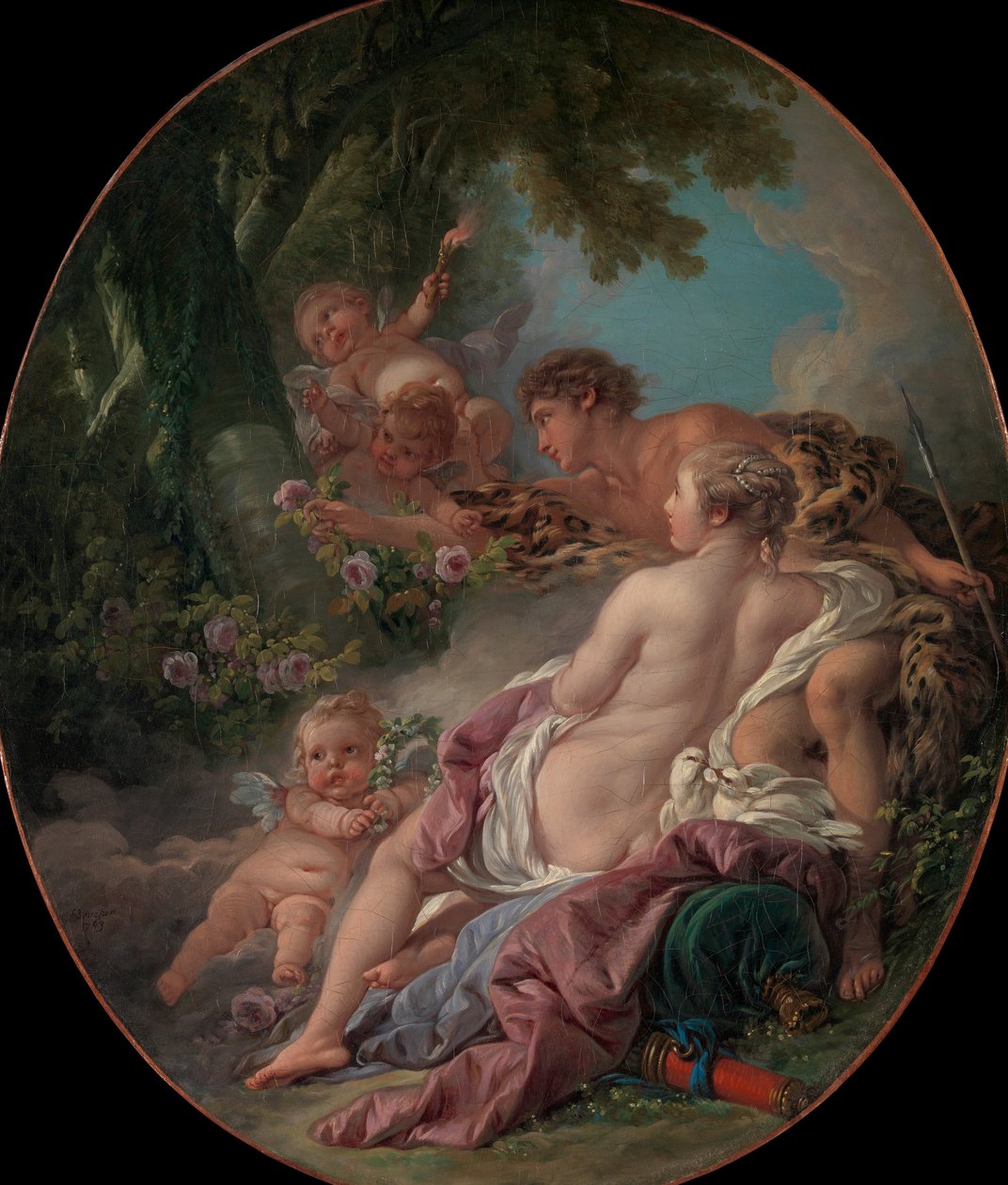 Angelica e Medoro da François Boucher