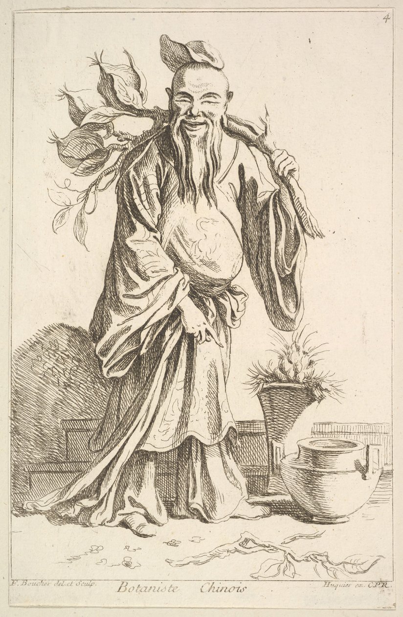 Botanico cinese, 1738-45 da François Boucher
