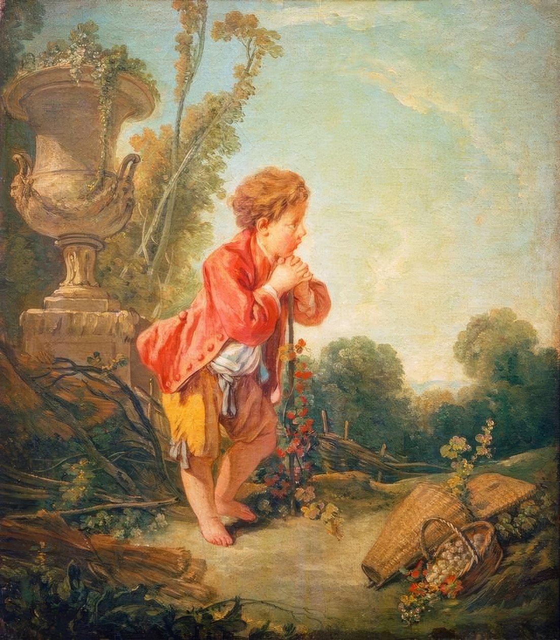 Il piccolo vignaiolo da François Boucher