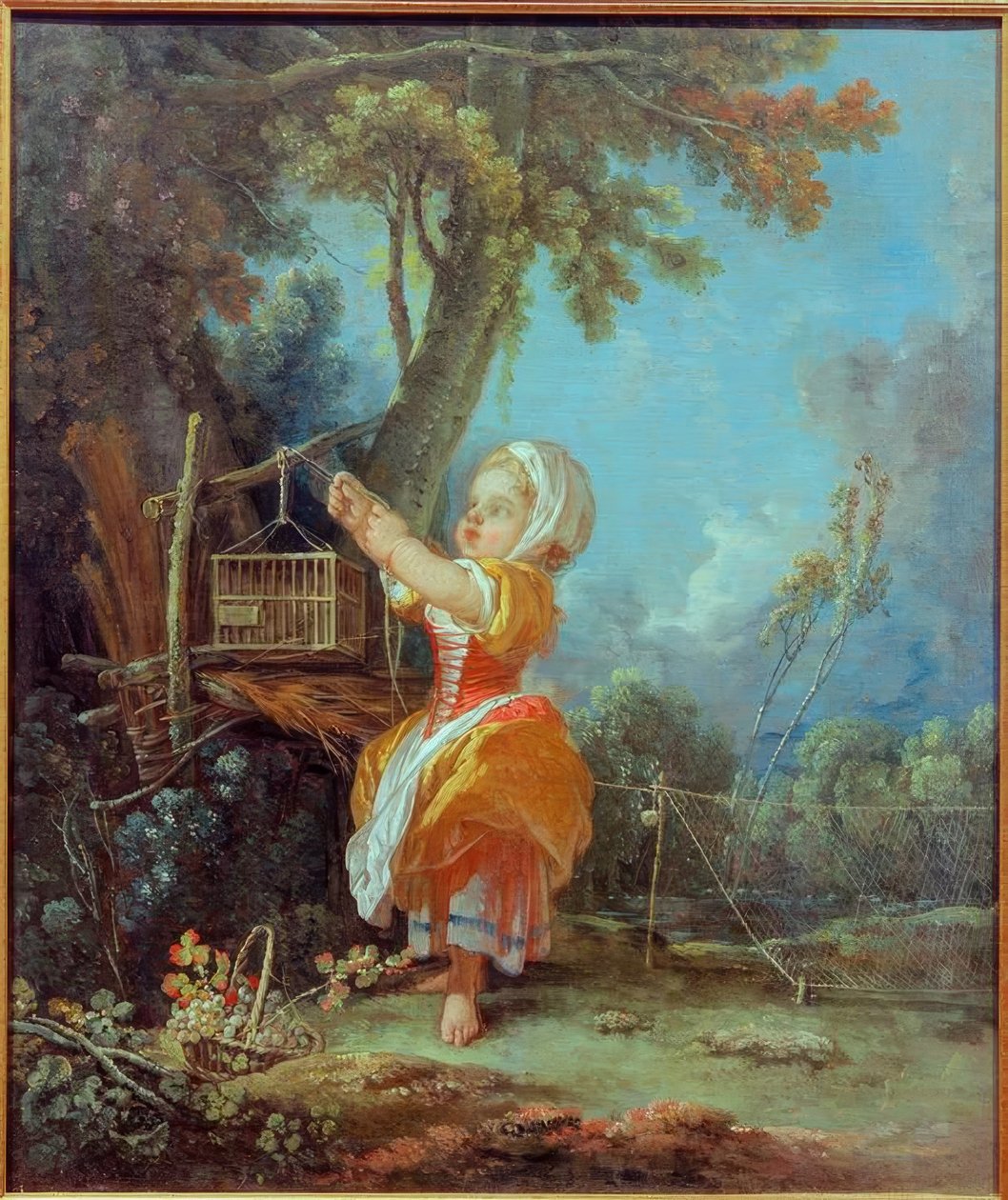 La piccola cacciatrice di uccelli da François Boucher