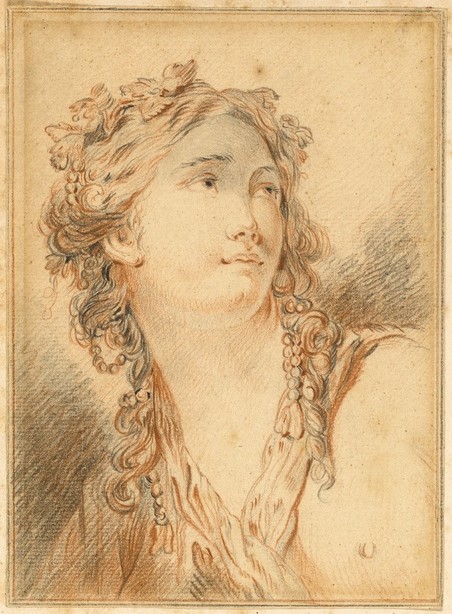 Testa di Baccante da François Boucher