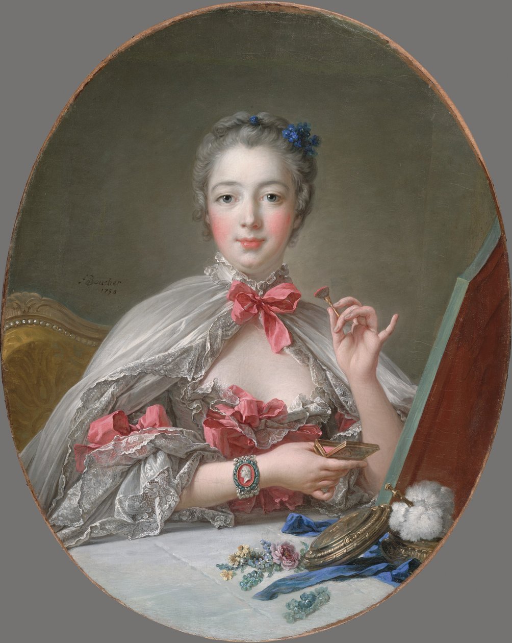 Jeanne-Antoinette Poisson, Marchesa di Pompadour da François Boucher