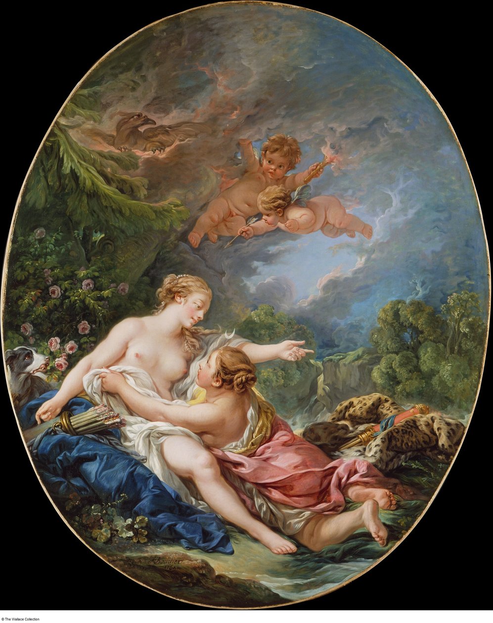 Giove e Callisto da François Boucher
