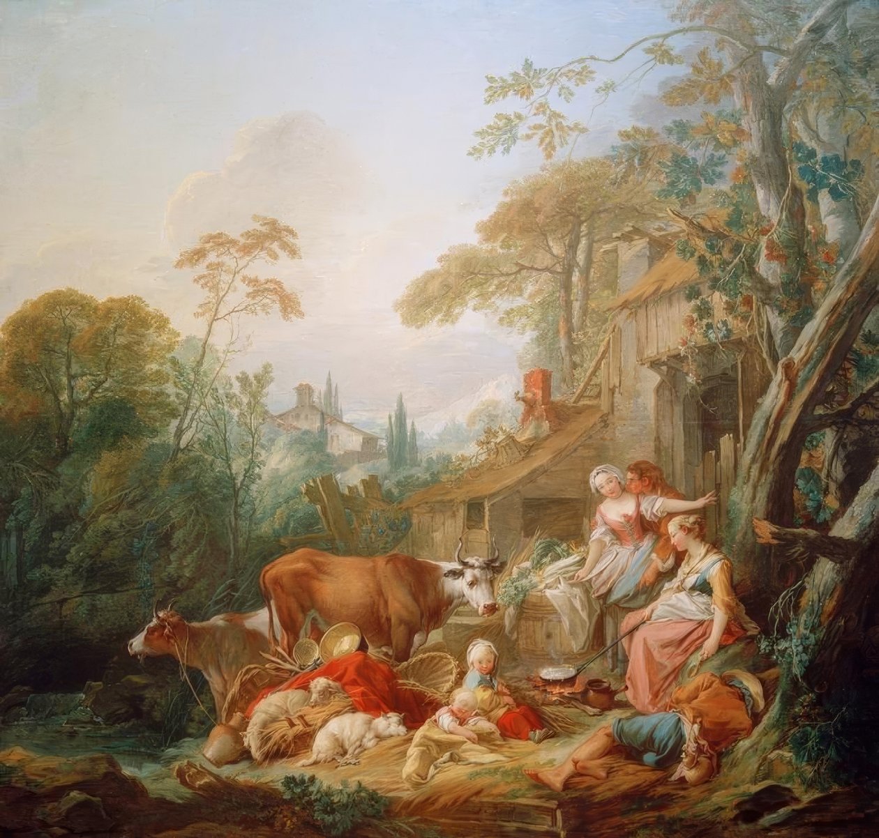 Idillio rurale da François Boucher