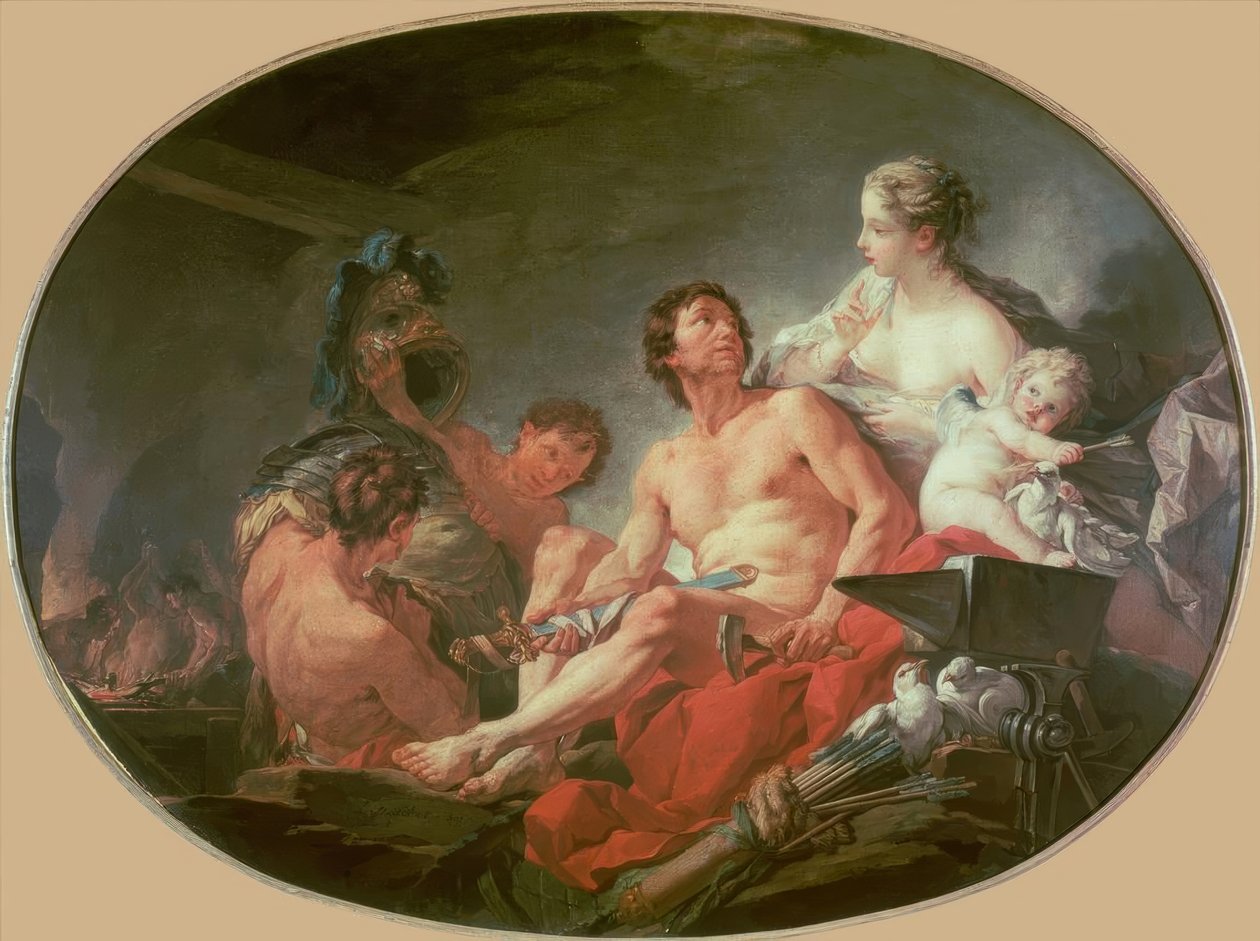 Le fucine di Vulcano da François Boucher