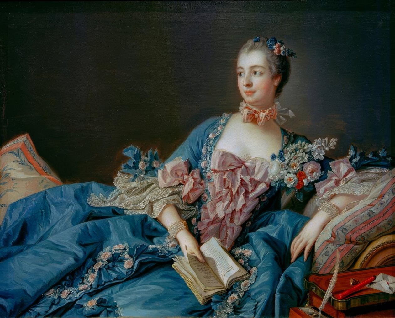 Madame de Pompadour da François Boucher