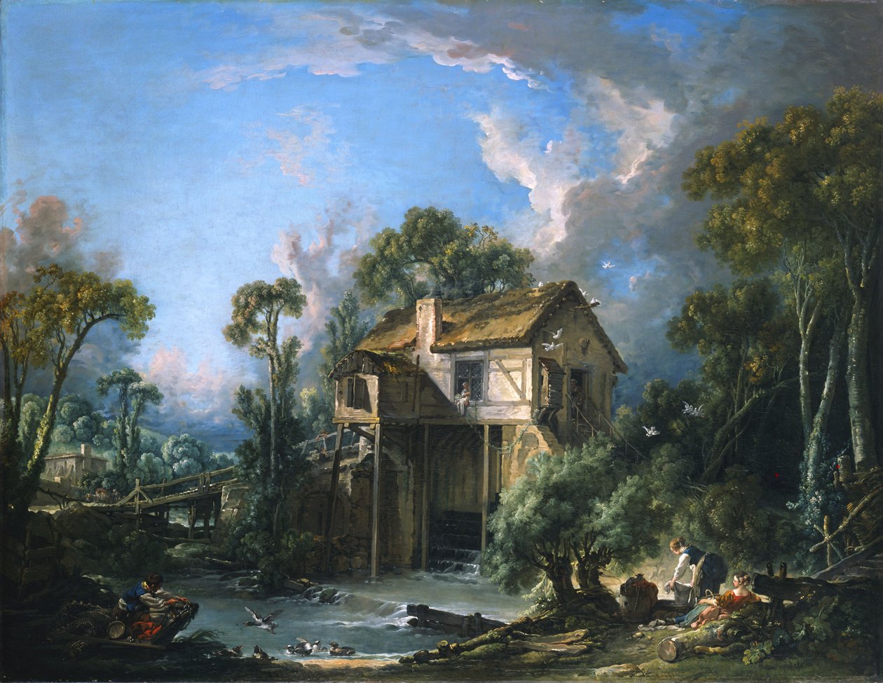 Mulino a Charenton da François Boucher