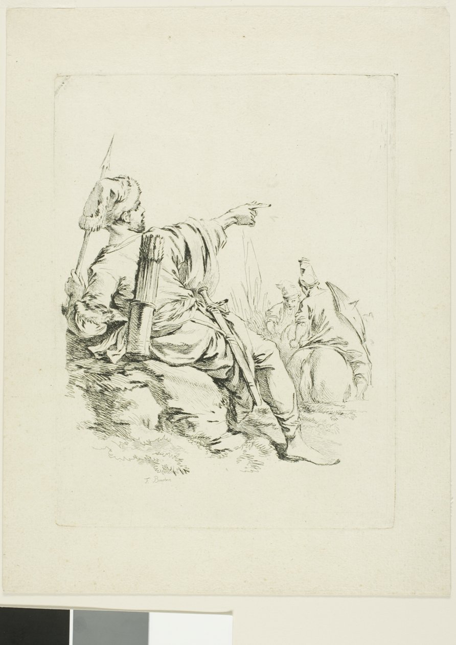 Guerriero orientale da François Boucher